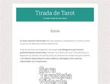 Tablet Screenshot of lamejortiradadetarot.com